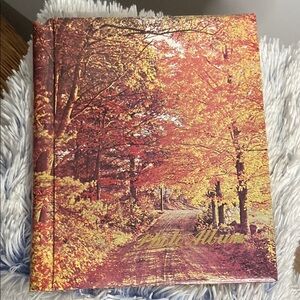 Vintage Autumn Path Self Adhesive Photo Album
